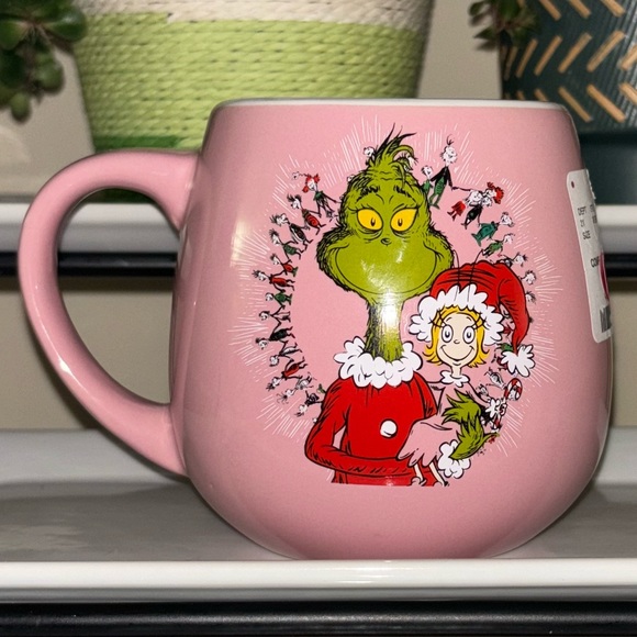 The Grinch Who Stole Christmas Pink Mug - Picture 4 of 6